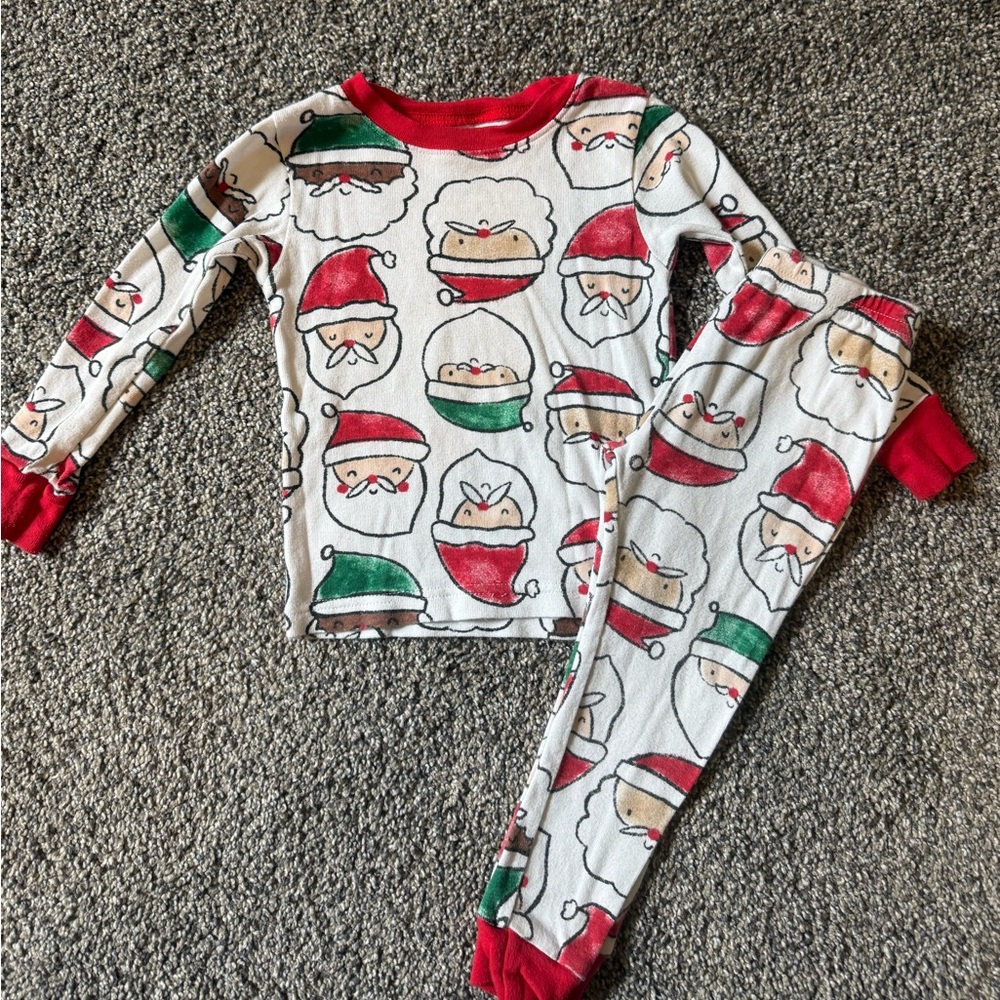 Carter's Toddler Santa Print Pajama Set